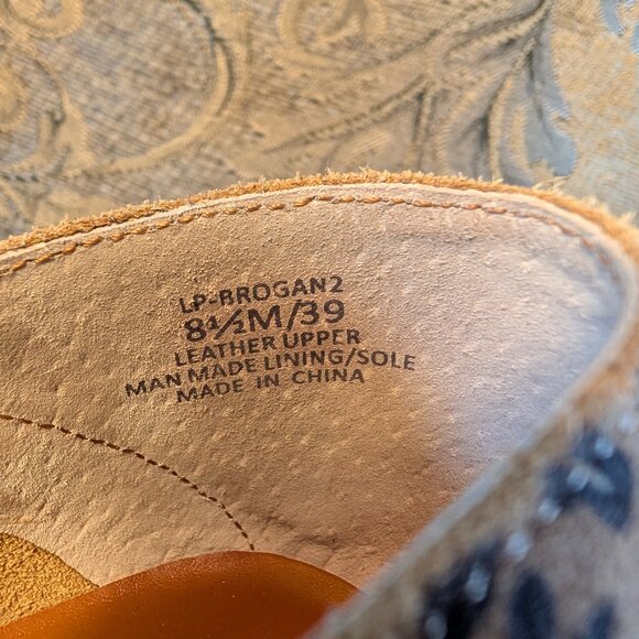 EUC Lucky Brand Brogan2 Cheetah Animal Print Slip On Loafers Flats Leather Shoes - Picture 7 of 7